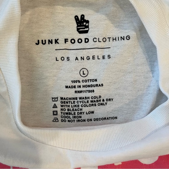 Junk Food Clothing Oversized Pink Floyd Graphic Tee Short Sleeve Size Large - Picture 5 of 5